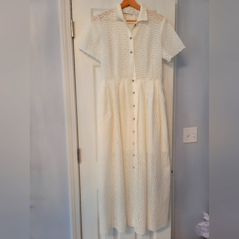Christine Alcalay White Dress Size 4